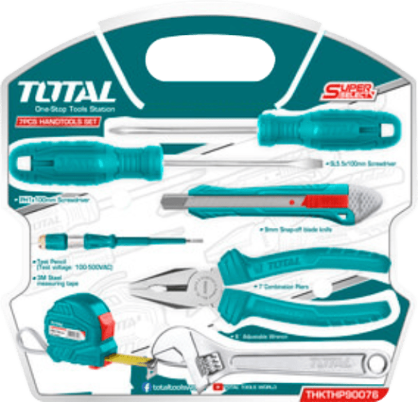 طقم 7 قطع عدة يدوية ماركة TOTAL