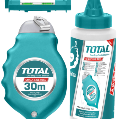 شقلة خيط 30 متر مع عبوة مواد+زيبق TOTAL