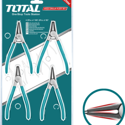 طقم بانسة سكمان 5 انش 4 قطع صناعي TOTAL