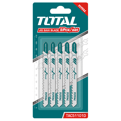 نصلات خراقة خشب 4-5.2 ملم 5 قطع على كرت TOTAL