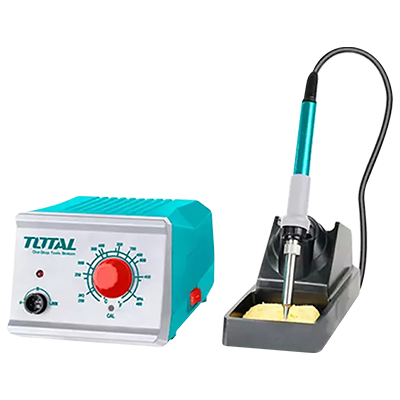 كاوي لحام مع قاعدة تحكم يدوي 60 واط حديث ماركة TOTAL
