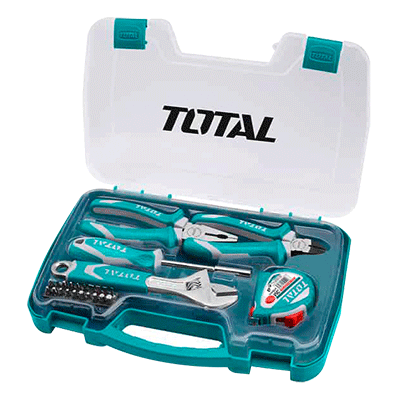 حقيبة عده بلاستيك 25 قطعة موديل TOTAL