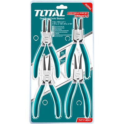 بانسة سكمان7 إنش 4 قطع على كرت TOTAL