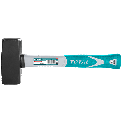 مطرقة حجر 1500غ HANDLE يد فيبر غلاس ماركة TOTAL (( صناعي ))