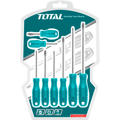 طقم مفكات 8 قطع ماركة TOTAL