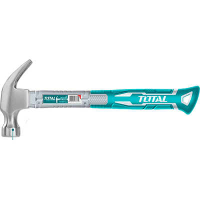 مطرقة حديد 220 غرام ( شاكوش ) يد فيبر غلاس حديث ماركة TOTAL