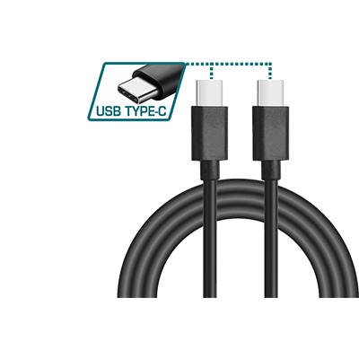 كبل شاحن USB type-C to type-C حديث طول 1 متر 3 امبير ماركة TOTAL