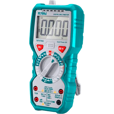 افومتر كبير DC1000 v - AC750 v - TOTAL -ميغا اوم 0.6-60 -امبير 10 dc-ac