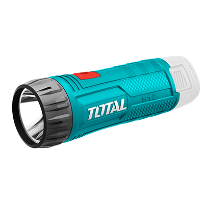 مصباح يدوي ليثيوم ليد 12 فولت بدون بطارية وشاحن TOTAL