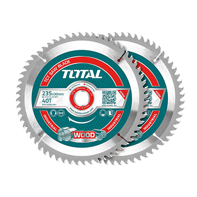 دسك قص خشب 235 مم 9 انش 40 سن فتحة 30 مم TOTAL