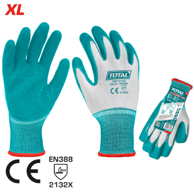 كف مطاطي XL للاعمال اليدوية والتحميل TOTAL
