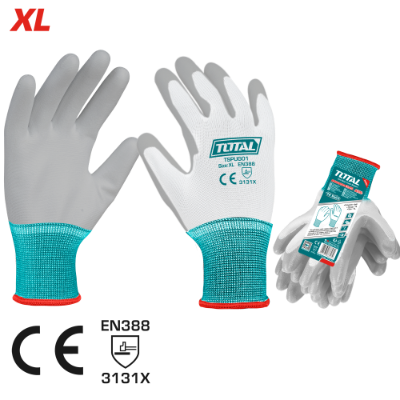 كف عمل مطاطي صناعي XL ماركة TOTAL