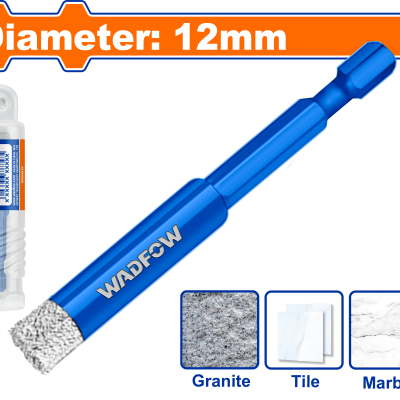 ريشة حفر الماس 12 MM قياس 1/4 انش WADFOW