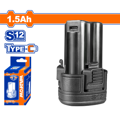 بطارية دائرية 12 فولت TYPE-C ماركة WADFOW